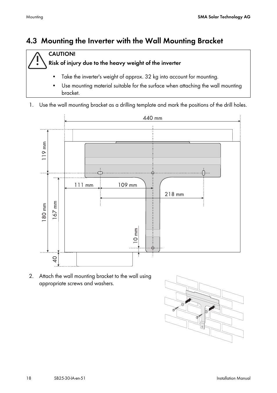 SMA SB 2500 Installation User Manual | Page 18 / 76