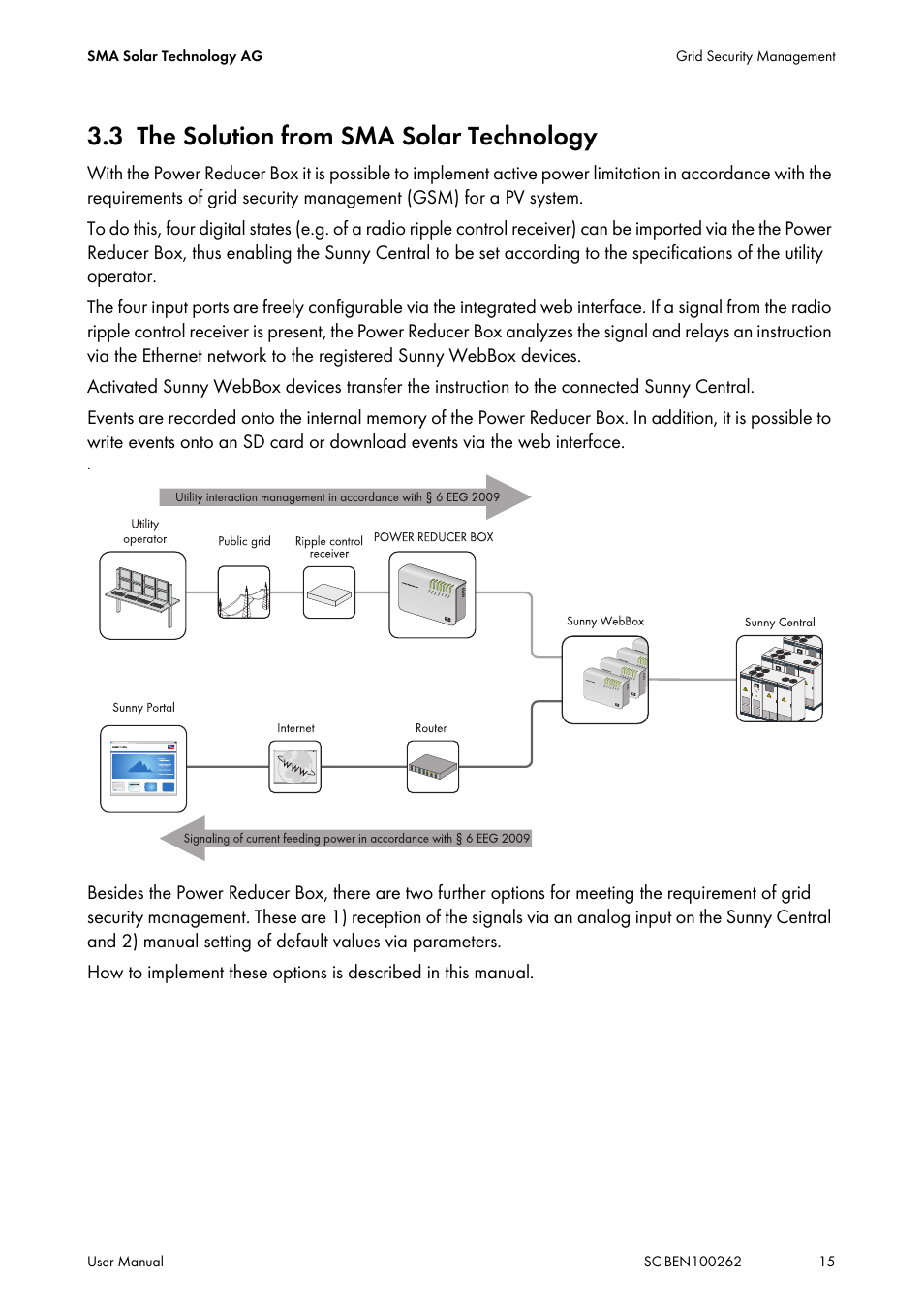 3 the solution from sma solar technology, The solution from sma solar technology | SMA SC 200 User Manual | Page 15 / 96