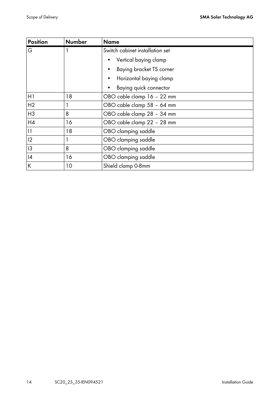 SMA SC 200 Installation User Manual | Page 14 / 92