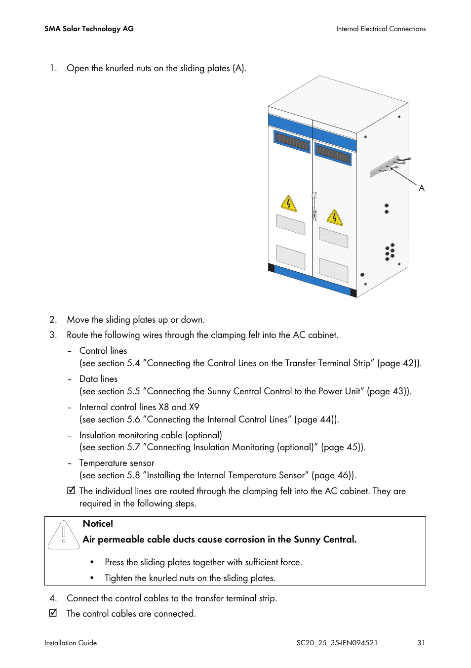 SMA SC 200 Installation User Manual | Page 31 / 92