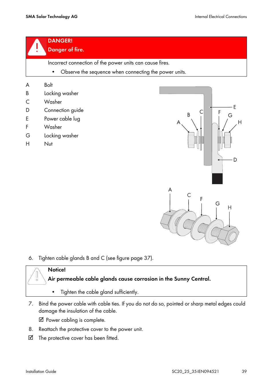 SMA SC 200 Installation User Manual | Page 39 / 92