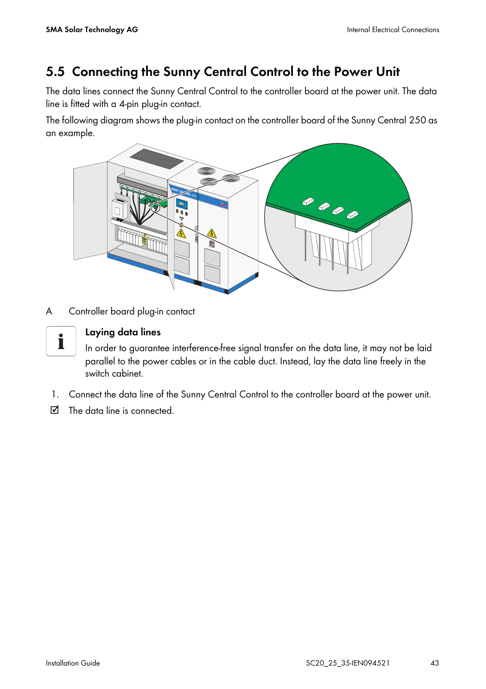 SMA SC 200 Installation User Manual | Page 43 / 92