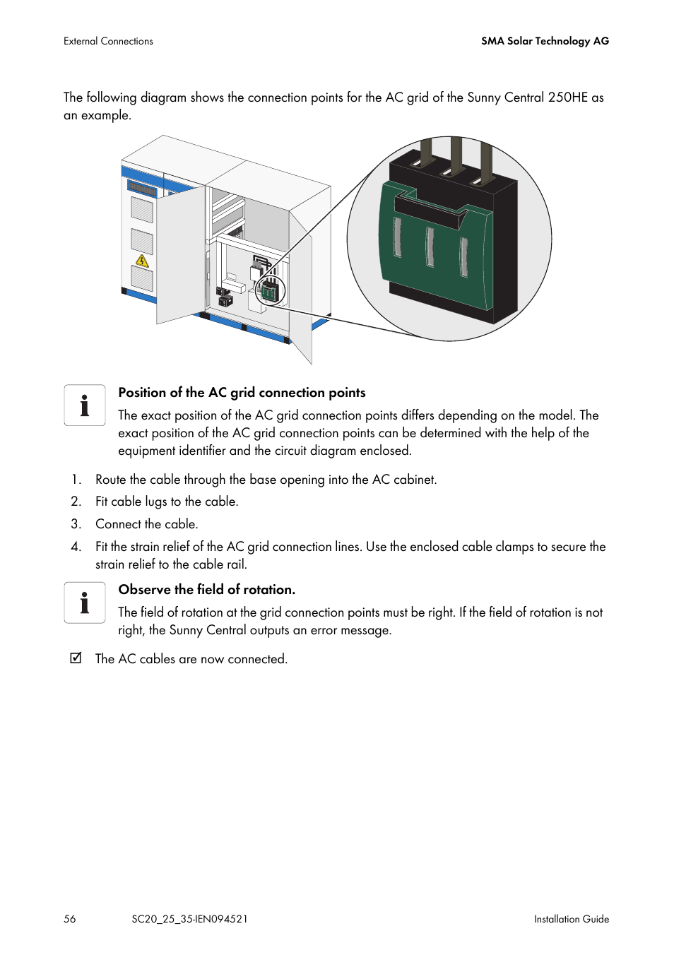 SMA SC 200 Installation User Manual | Page 56 / 92