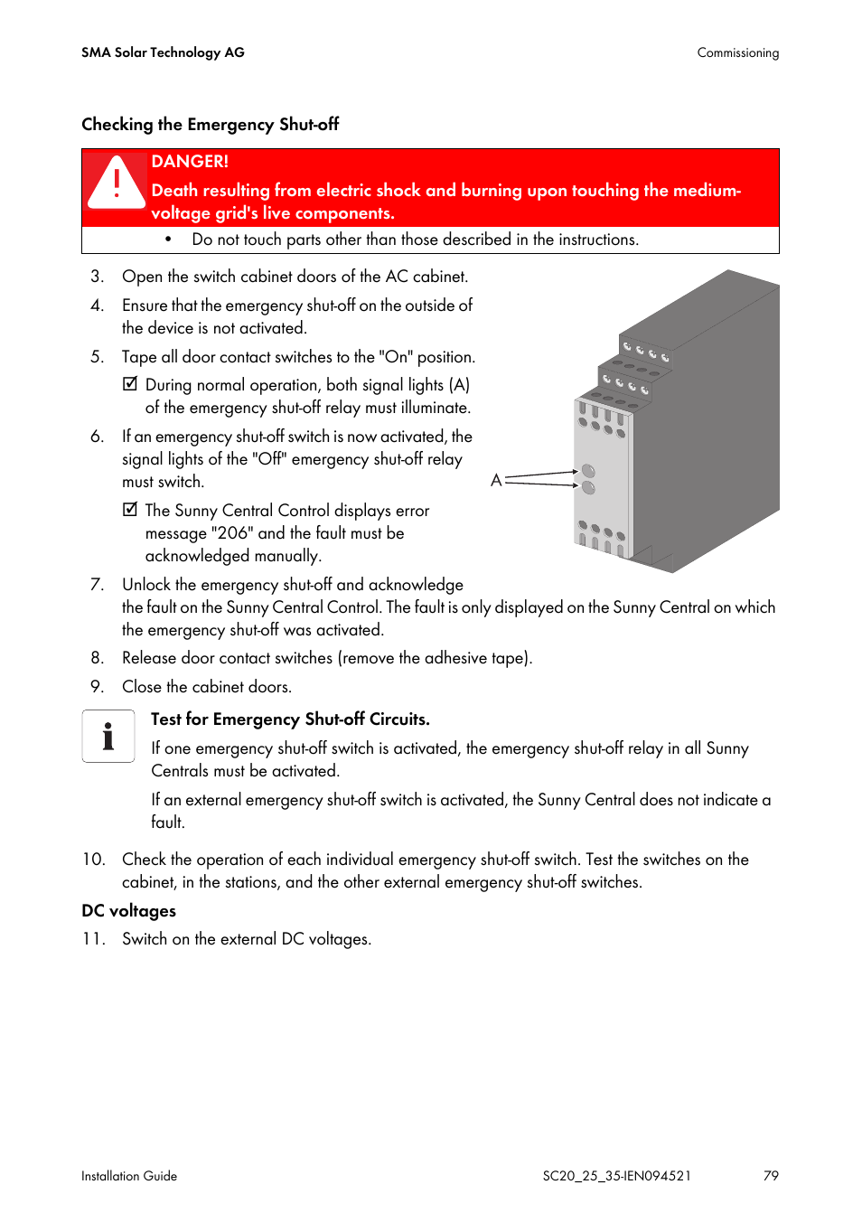 SMA SC 200 Installation User Manual | Page 79 / 92