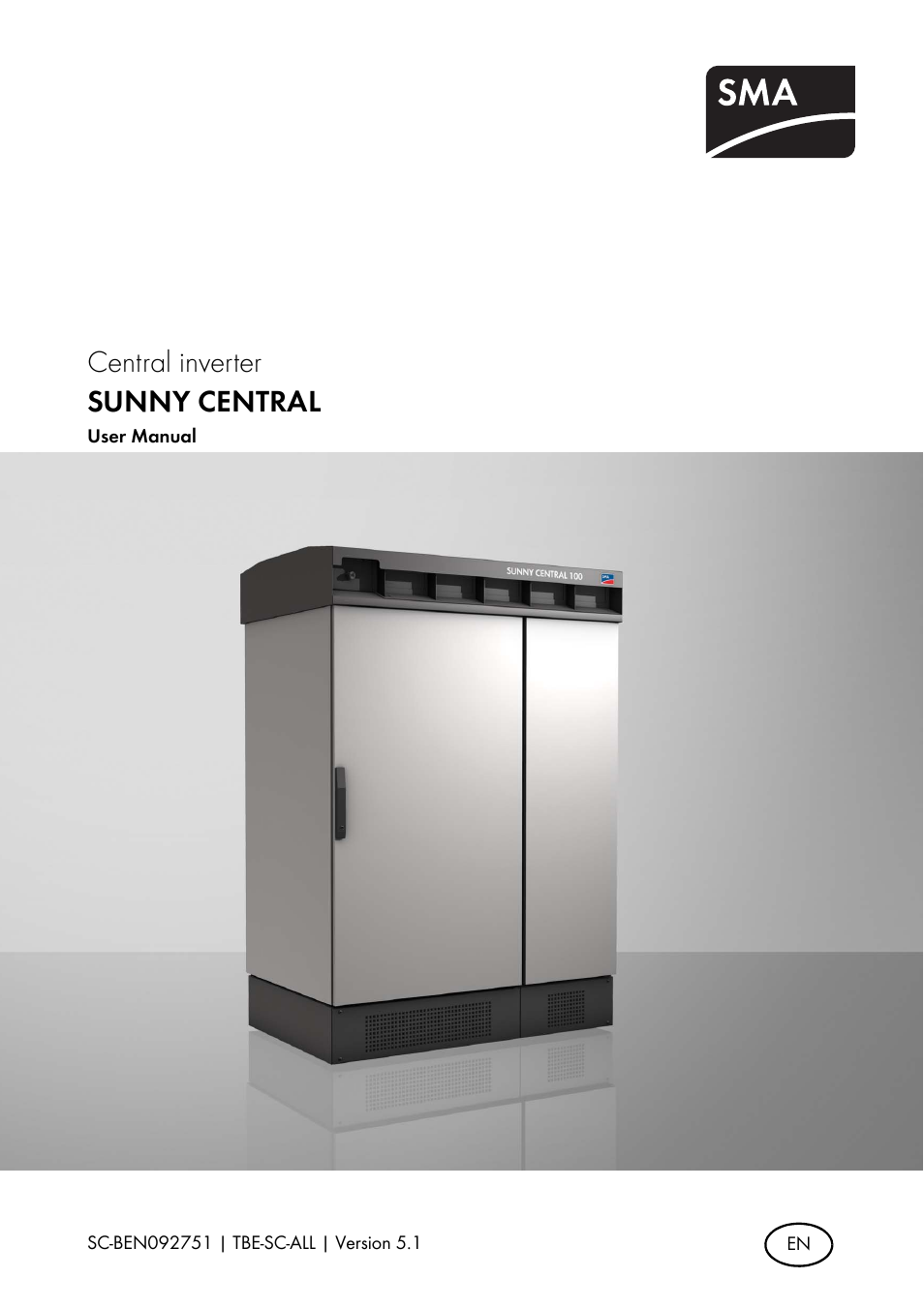 SMA SUNNY CENTRAL User Manual | 68 pages