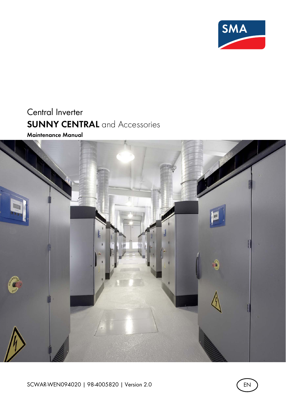 SMA SUNNY CENTRAL Maintenance manual User Manual | 68 pages