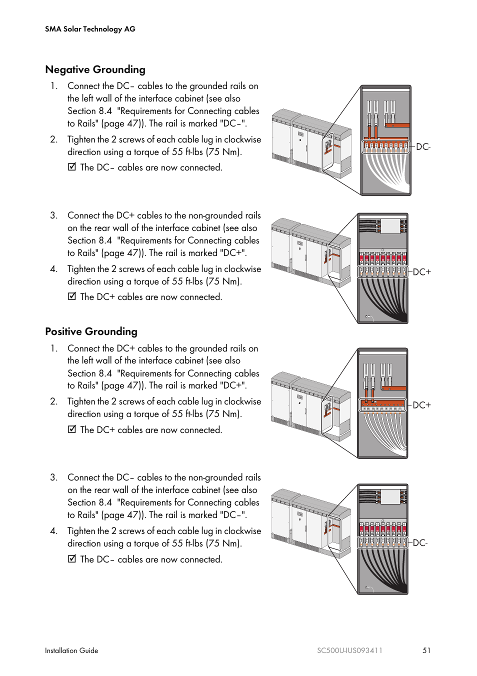 SMA SC 500U Installation User Manual | Page 51 / 76