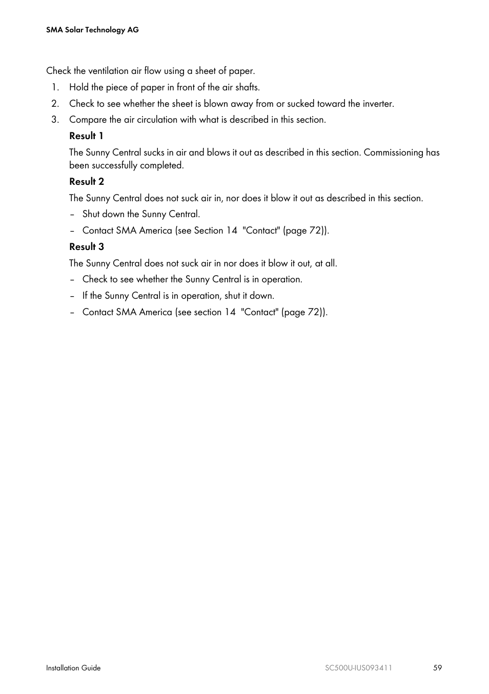 SMA SC 500U Installation User Manual | Page 59 / 76