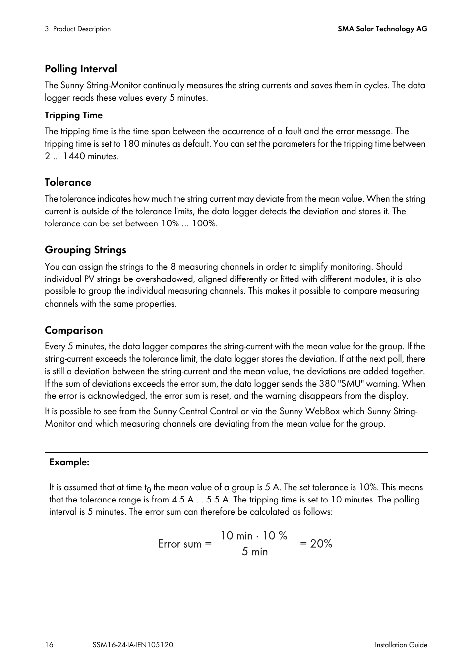 SMA SSM16-11 User Manual | Page 16 / 84