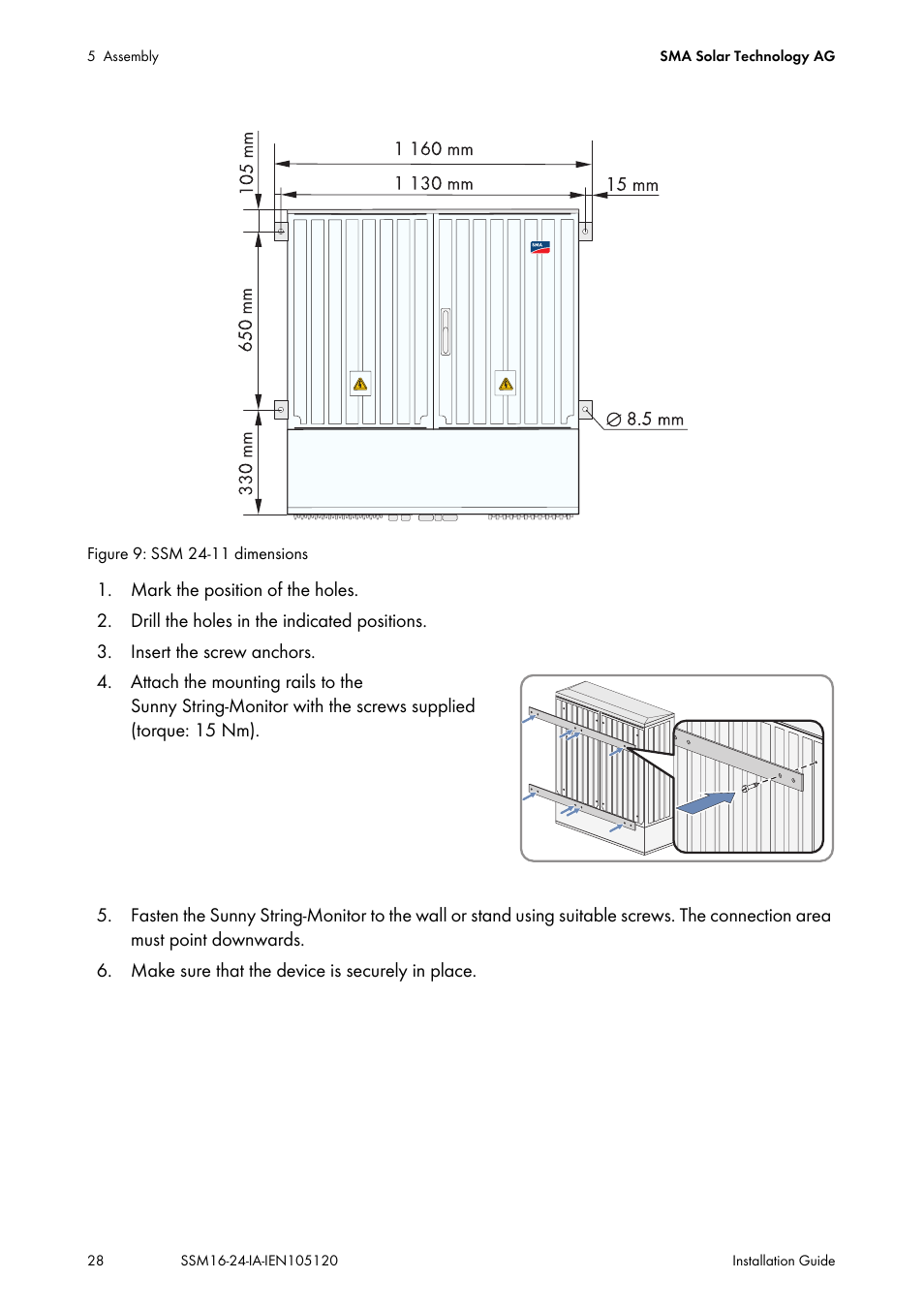 SMA SSM16-11 User Manual | Page 28 / 84