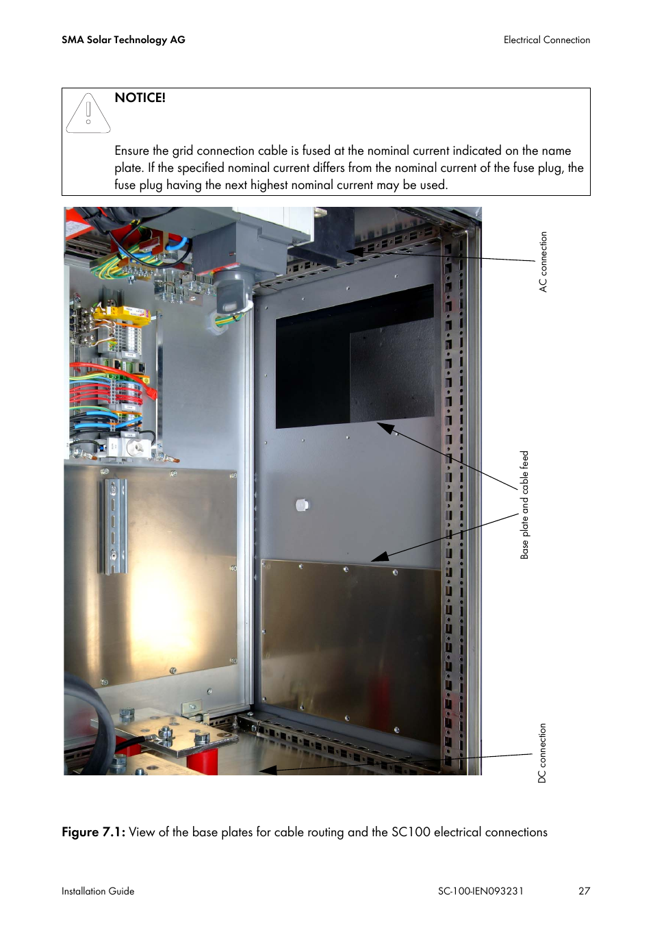 SMA SC 100 Indoor Installation User Manual | Page 27 / 56