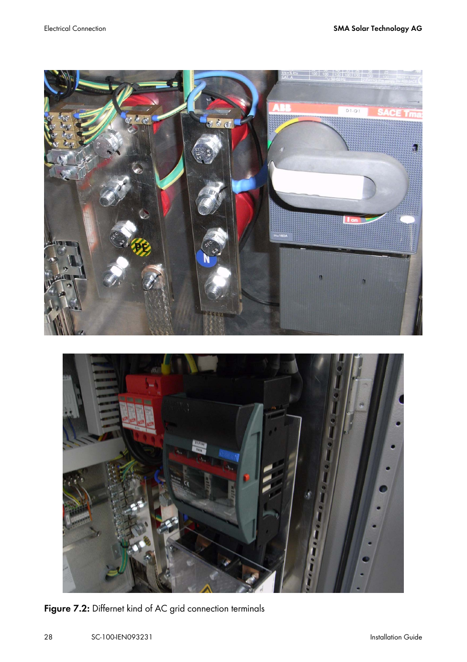 SMA SC 100 Indoor Installation User Manual | Page 28 / 56
