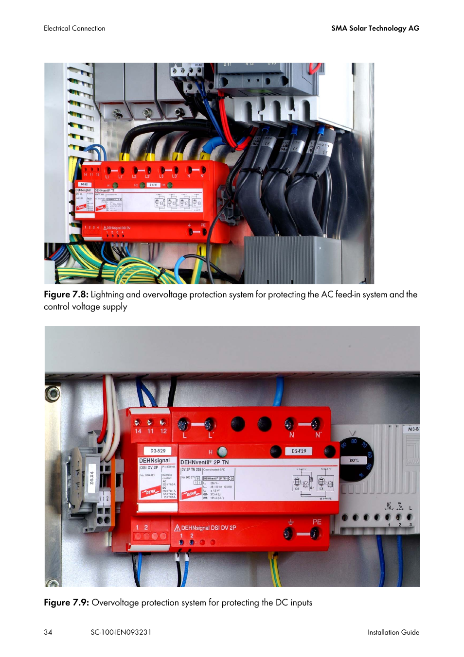 SMA SC 100 Indoor Installation User Manual | Page 34 / 56