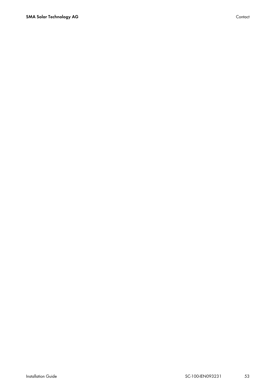 SMA SC 100 Indoor Installation User Manual | Page 53 / 56
