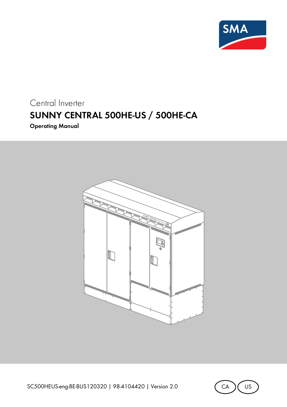 SMA SC 500HE-US User Manual | 88 pages