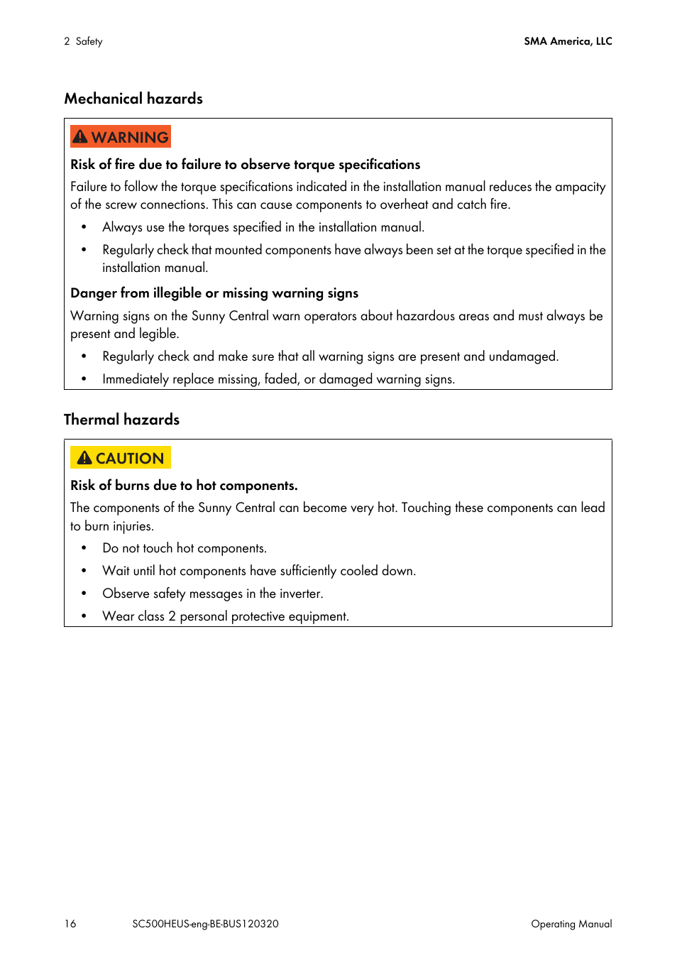 SMA SC 500HE-US User Manual | Page 16 / 88
