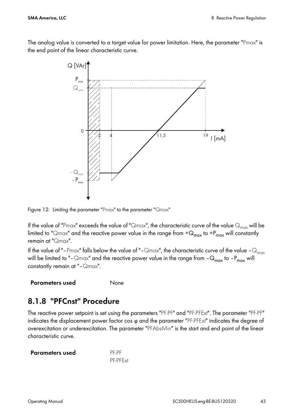 8 "pfcnst" procedure, Pfcnst" procedure | SMA SC 500HE-US User Manual | Page 43 / 88