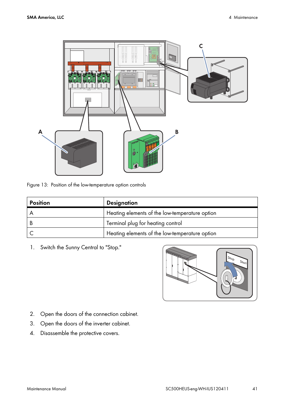 SMA SC 500HE-US Maintenance Manual User Manual | Page 41 / 48