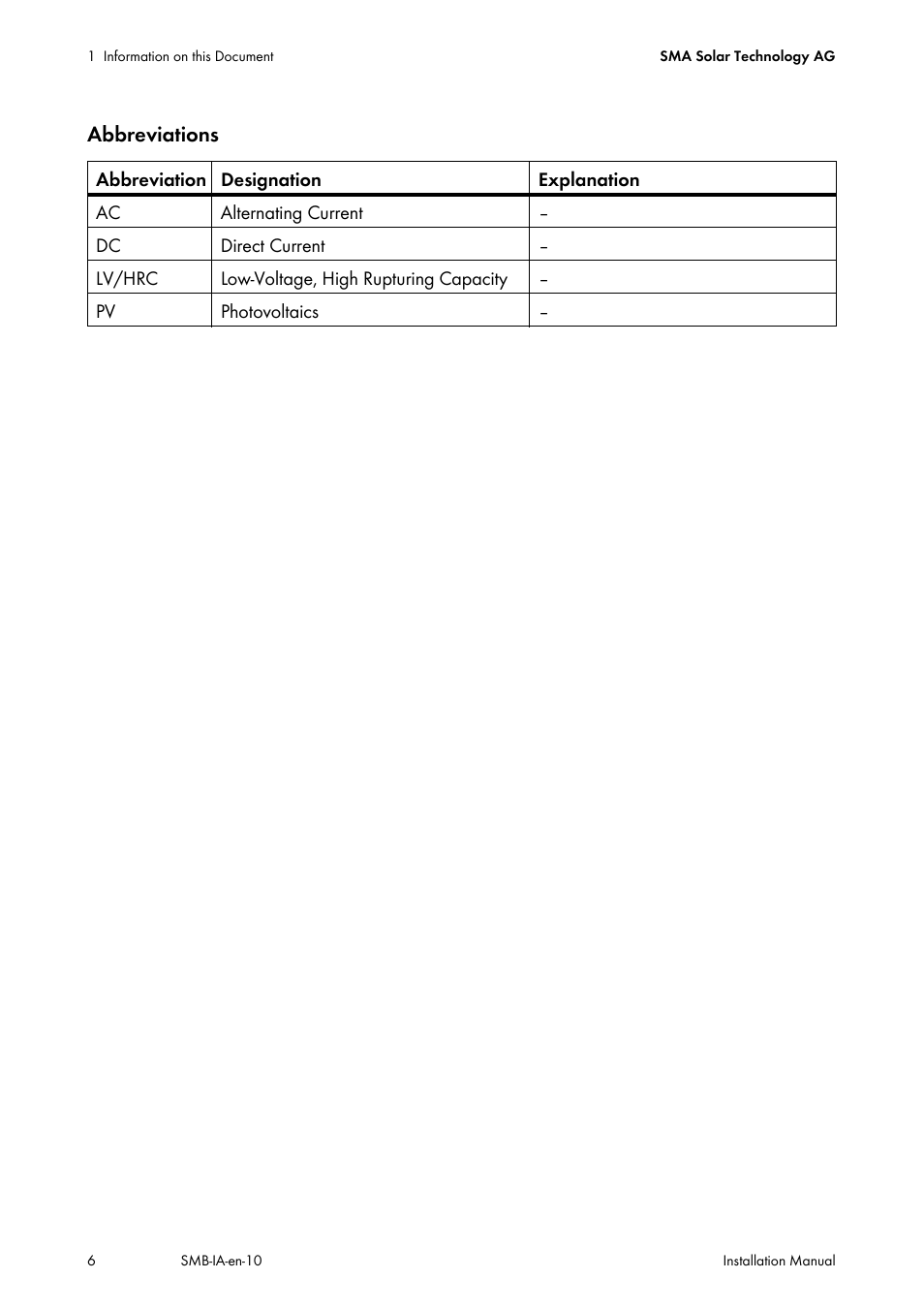 SMA SMB User Manual | Page 6 / 36