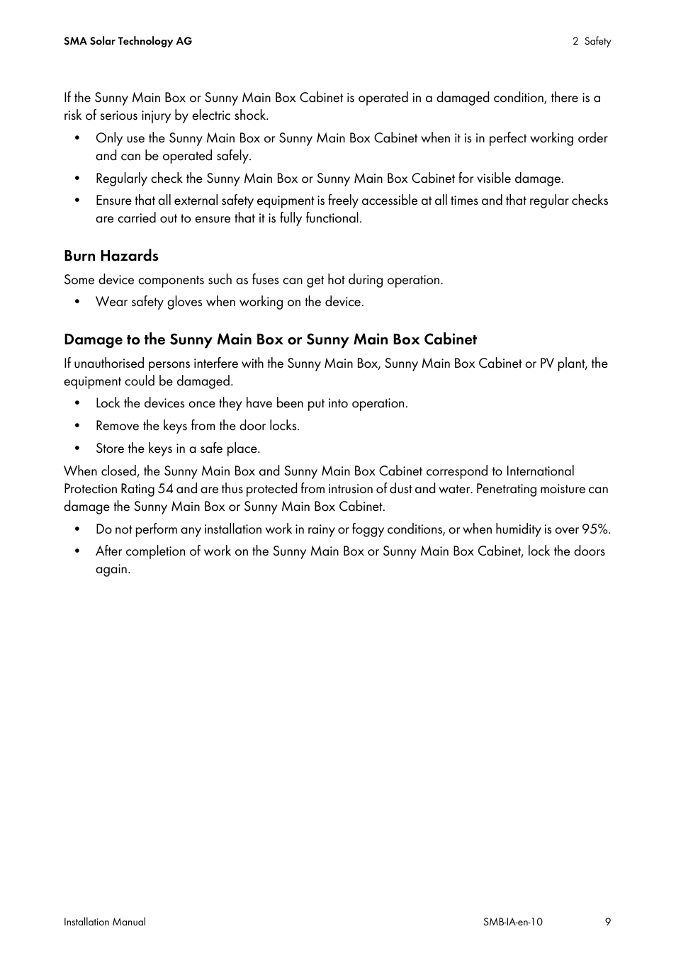 SMA SMB User Manual | Page 9 / 36