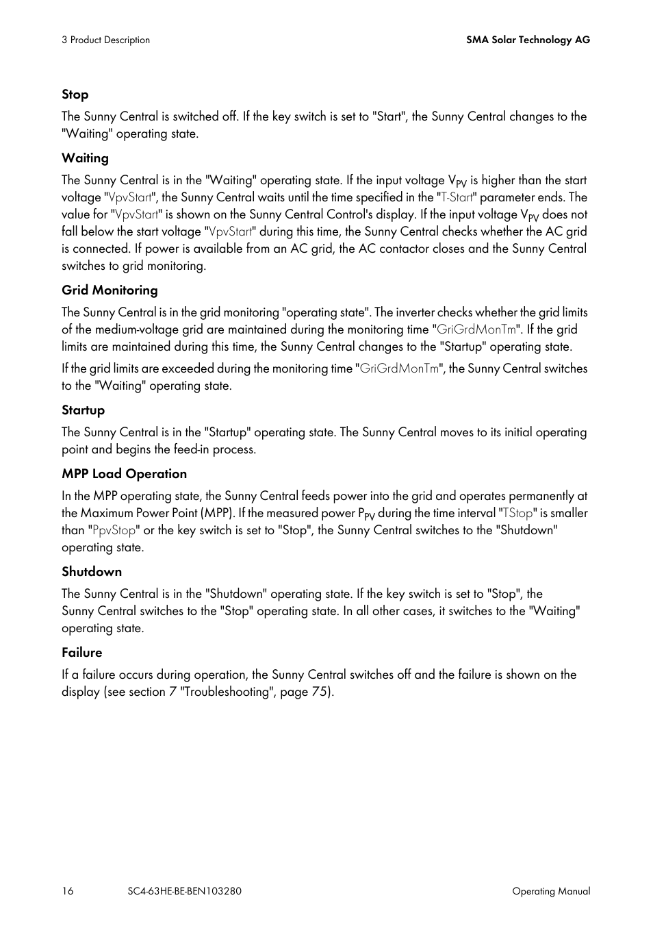 SMA SC 400HE User Manual | Page 16 / 104