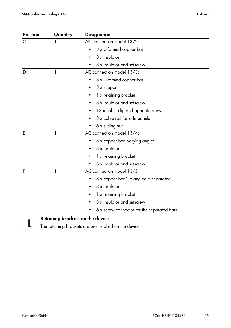 SMA SC 400HE Installation User Manual | Page 19 / 108