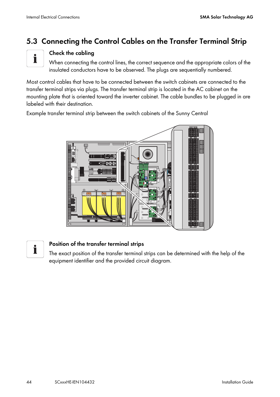 SMA SC 400HE Installation User Manual | Page 44 / 108