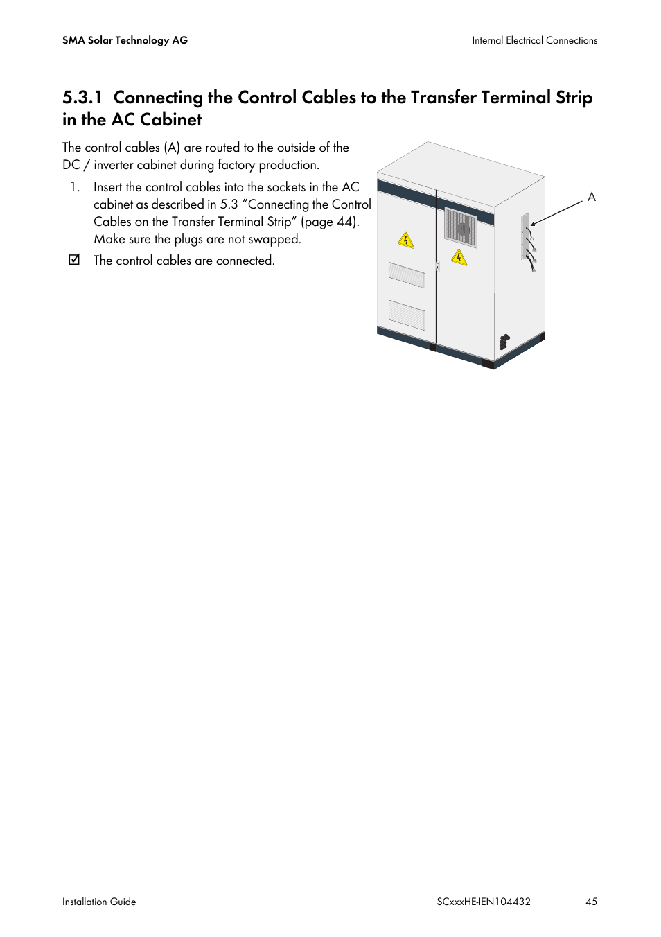 SMA SC 400HE Installation User Manual | Page 45 / 108