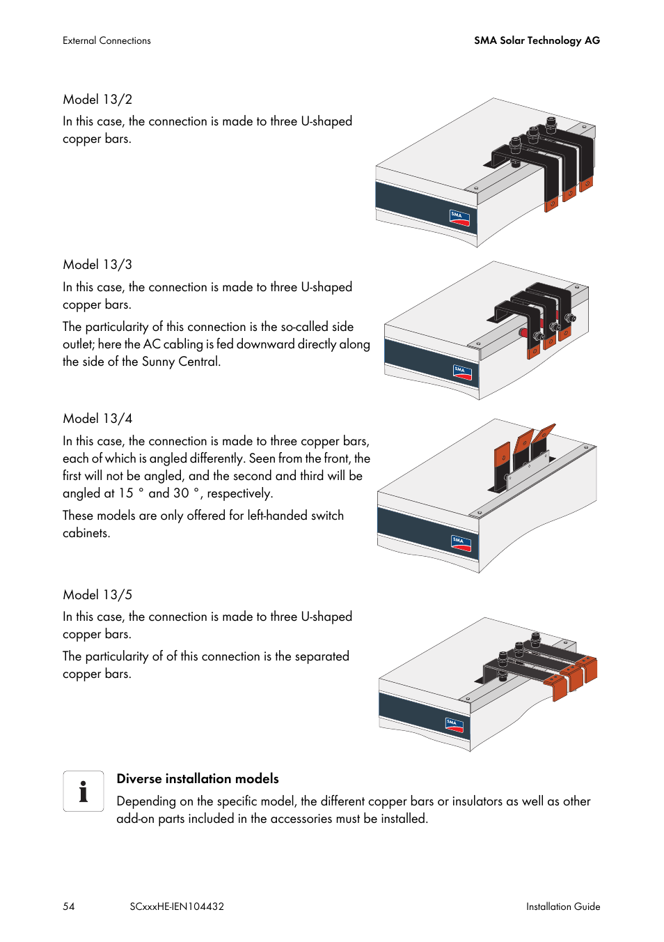 SMA SC 400HE Installation User Manual | Page 54 / 108