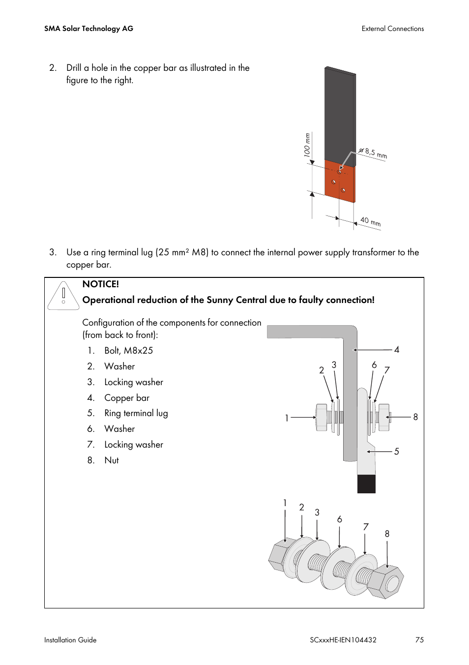 SMA SC 400HE Installation User Manual | Page 75 / 108