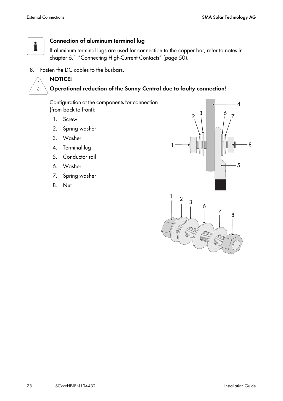 SMA SC 400HE Installation User Manual | Page 78 / 108