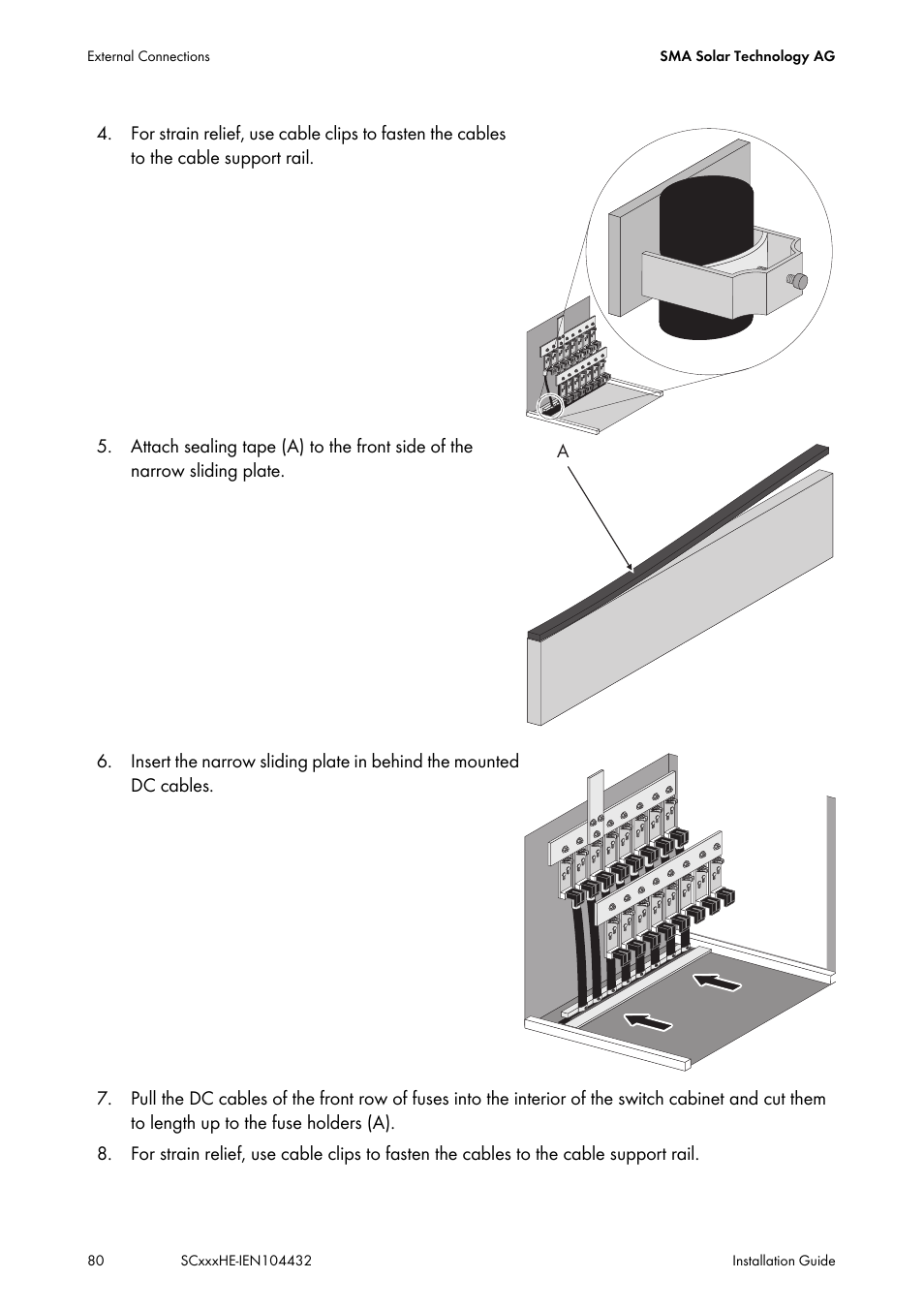 SMA SC 400HE Installation User Manual | Page 80 / 108