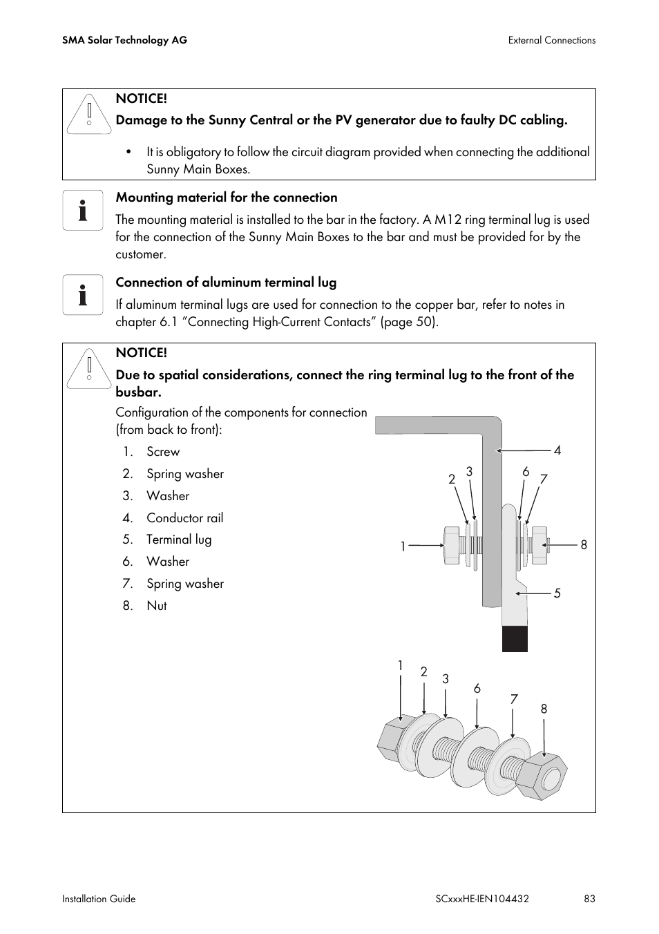 SMA SC 400HE Installation User Manual | Page 83 / 108