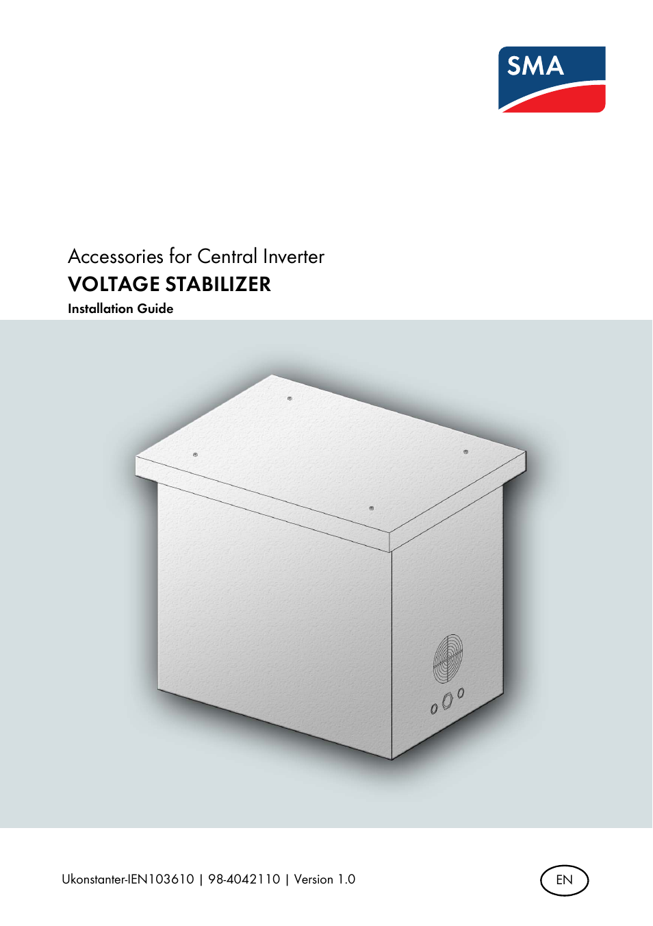 SMA VOLTAGE STABILIZER User Manual | 28 pages