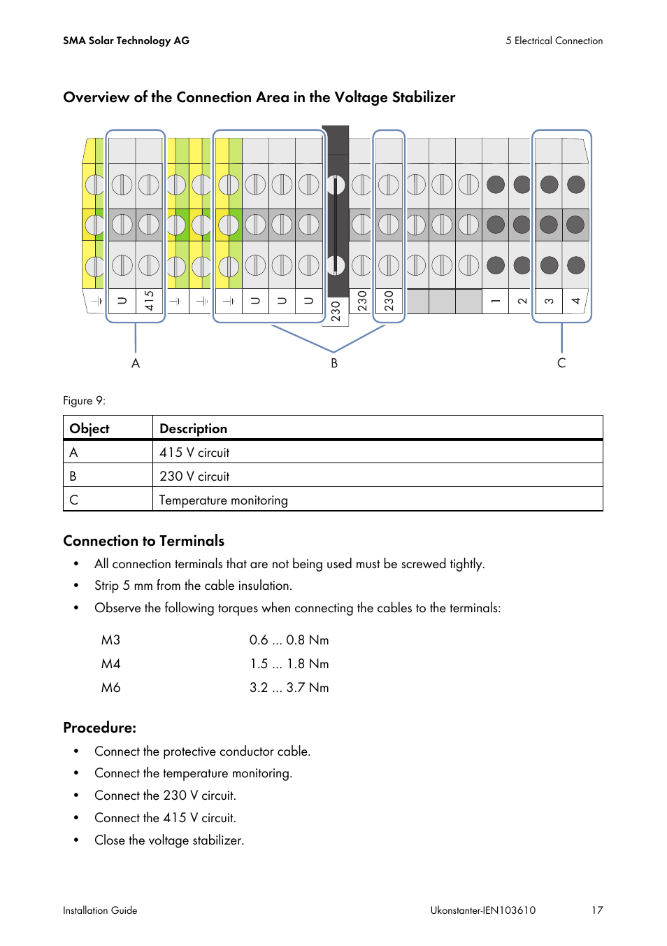 SMA VOLTAGE STABILIZER User Manual | Page 17 / 28