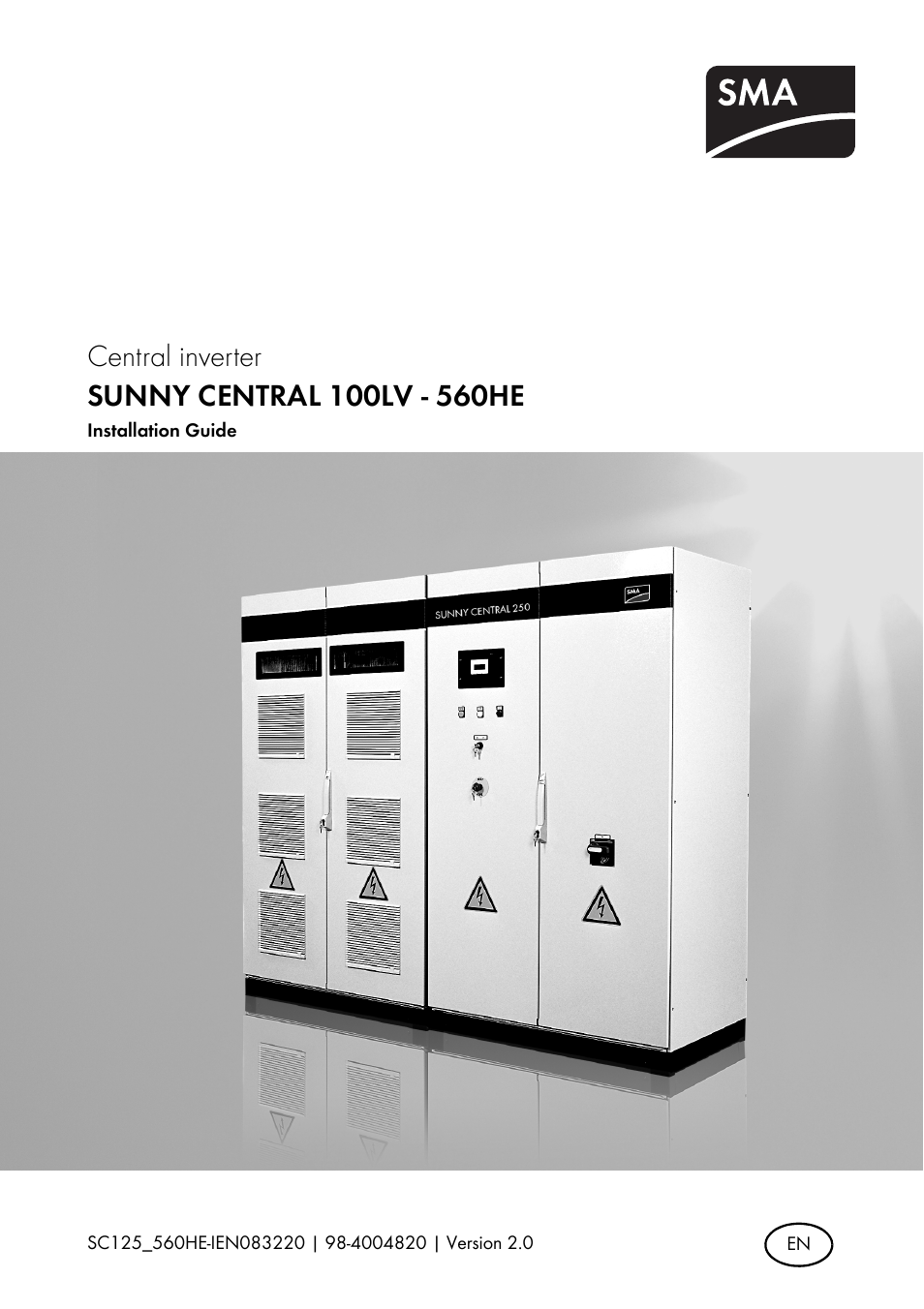 SMA SC 100LV-560HE User Manual | 92 pages