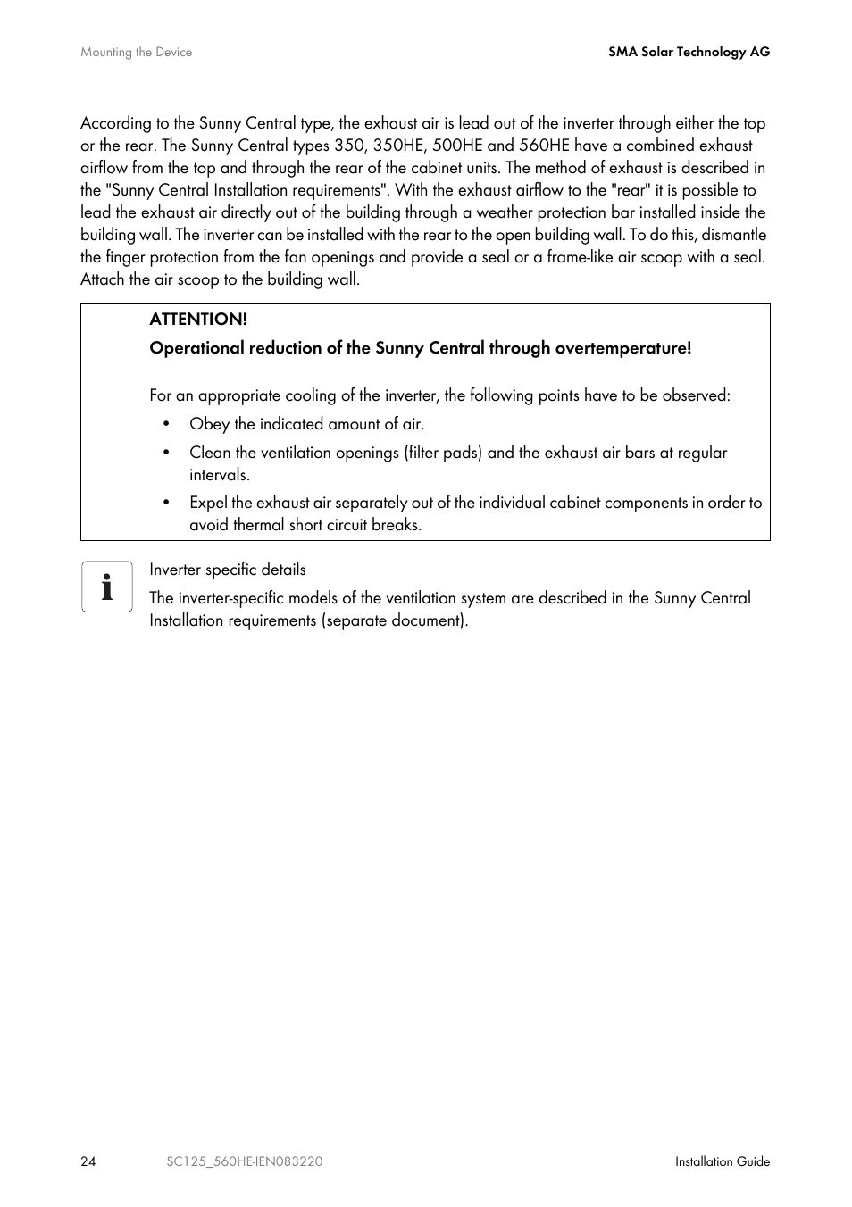 SMA SC 100LV-560HE User Manual | Page 24 / 92