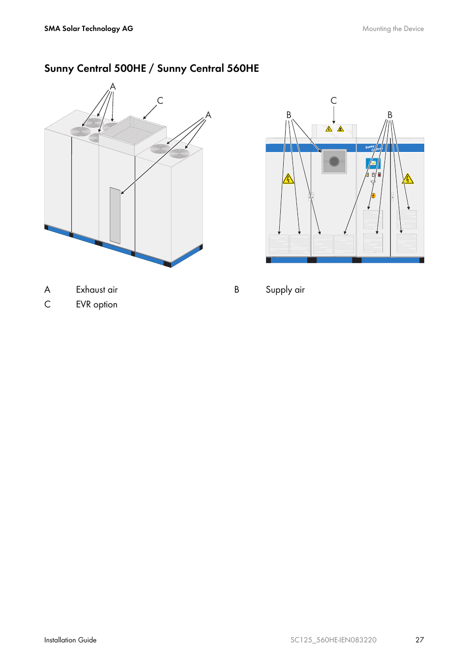 SMA SC 100LV-560HE User Manual | Page 27 / 92