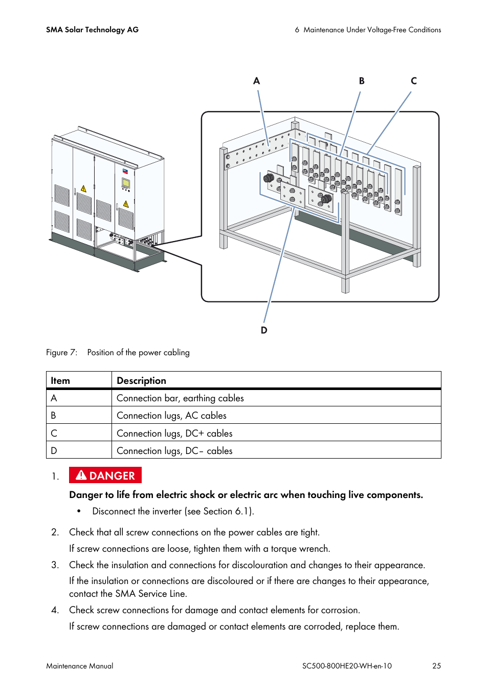 SMA SC 500HE-20 Maintenance Manua User Manual | Page 25 / 60