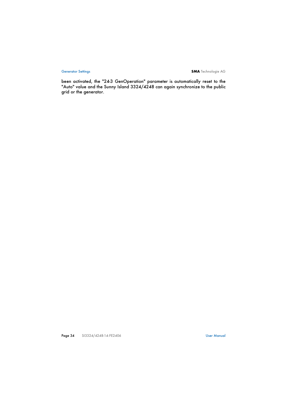 SMA SI 3324 User Manual | Page 34 / 80