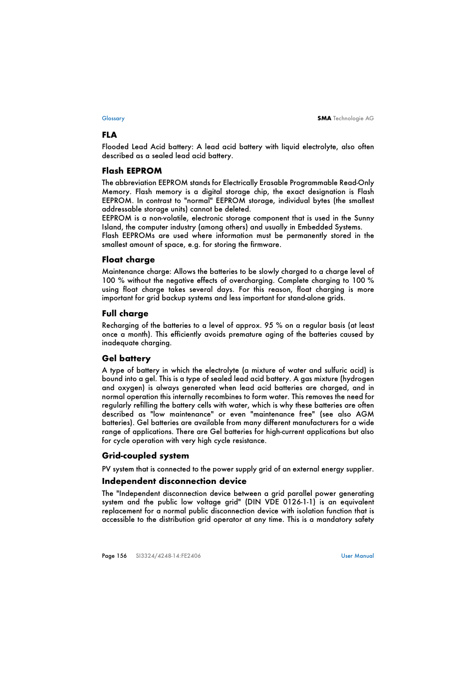 SMA SI 3324 User Manual | Page 70 / 80