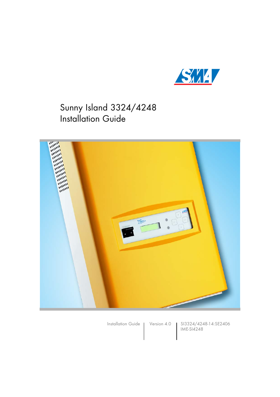 SMA SI 3324 Installation User Manual | 164 pages