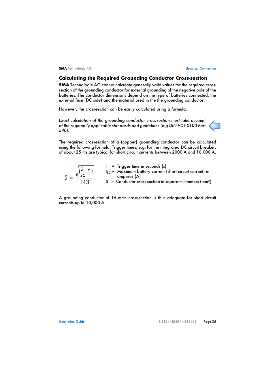 SMA SI 3324 Installation User Manual | Page 35 / 164