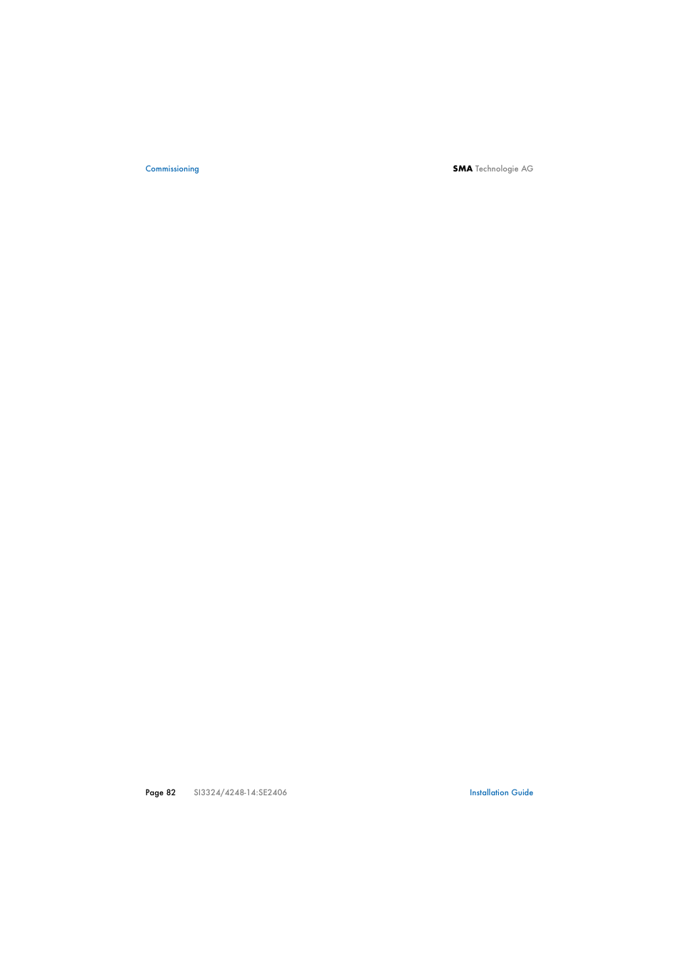 SMA SI 3324 Installation User Manual | Page 82 / 164