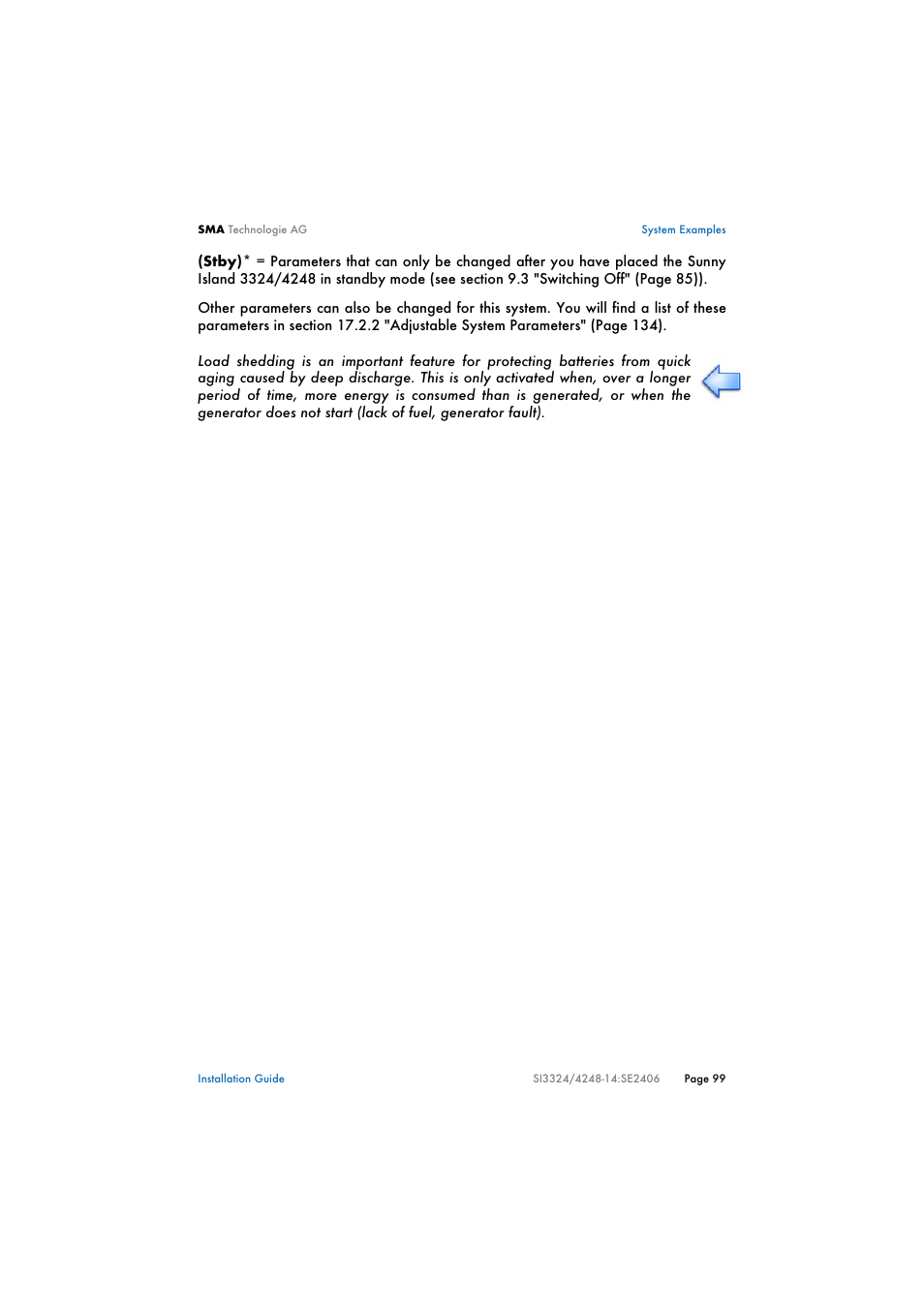 SMA SI 3324 Installation User Manual | Page 99 / 164