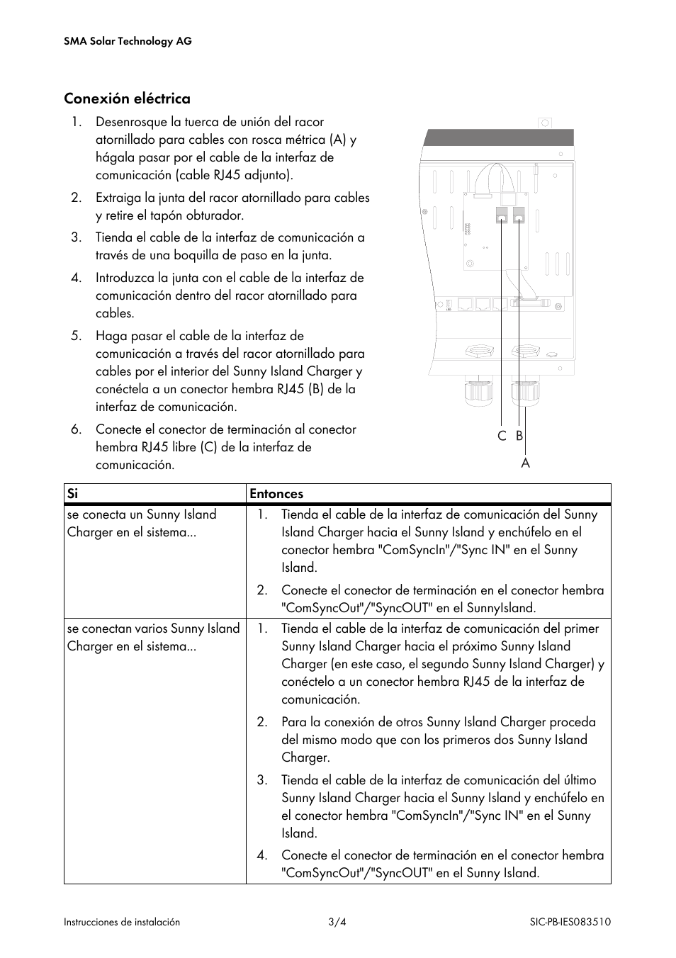 SMA SIC-PB User Manual | Page 12 / 28