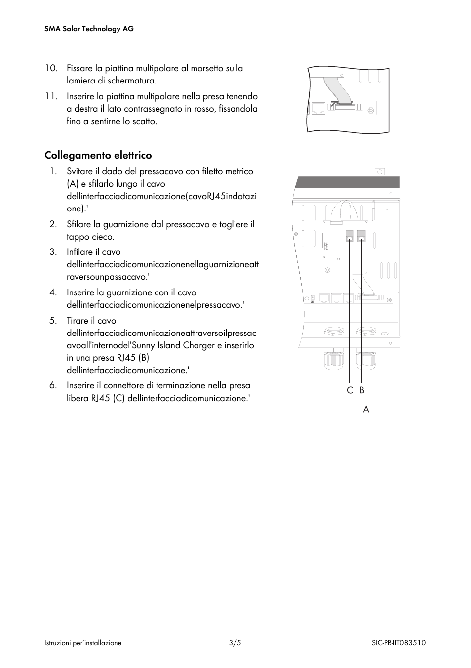 SMA SIC-PB User Manual | Page 20 / 28