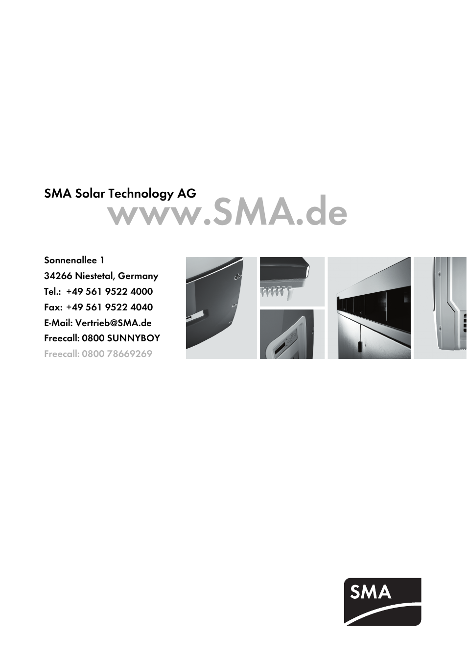 SMA SIC-PB User Manual | Page 28 / 28