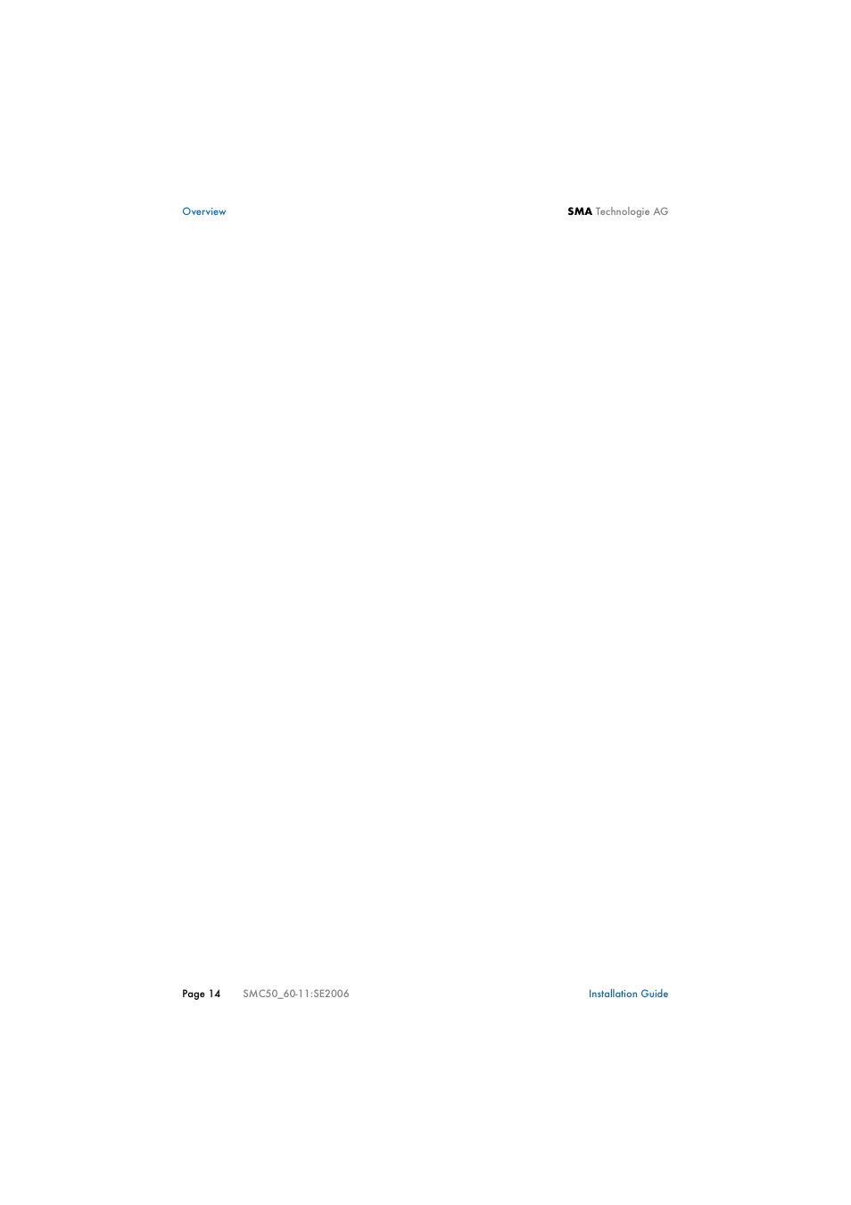 SMA SMC 5000 Installation User Manual | Page 14 / 58