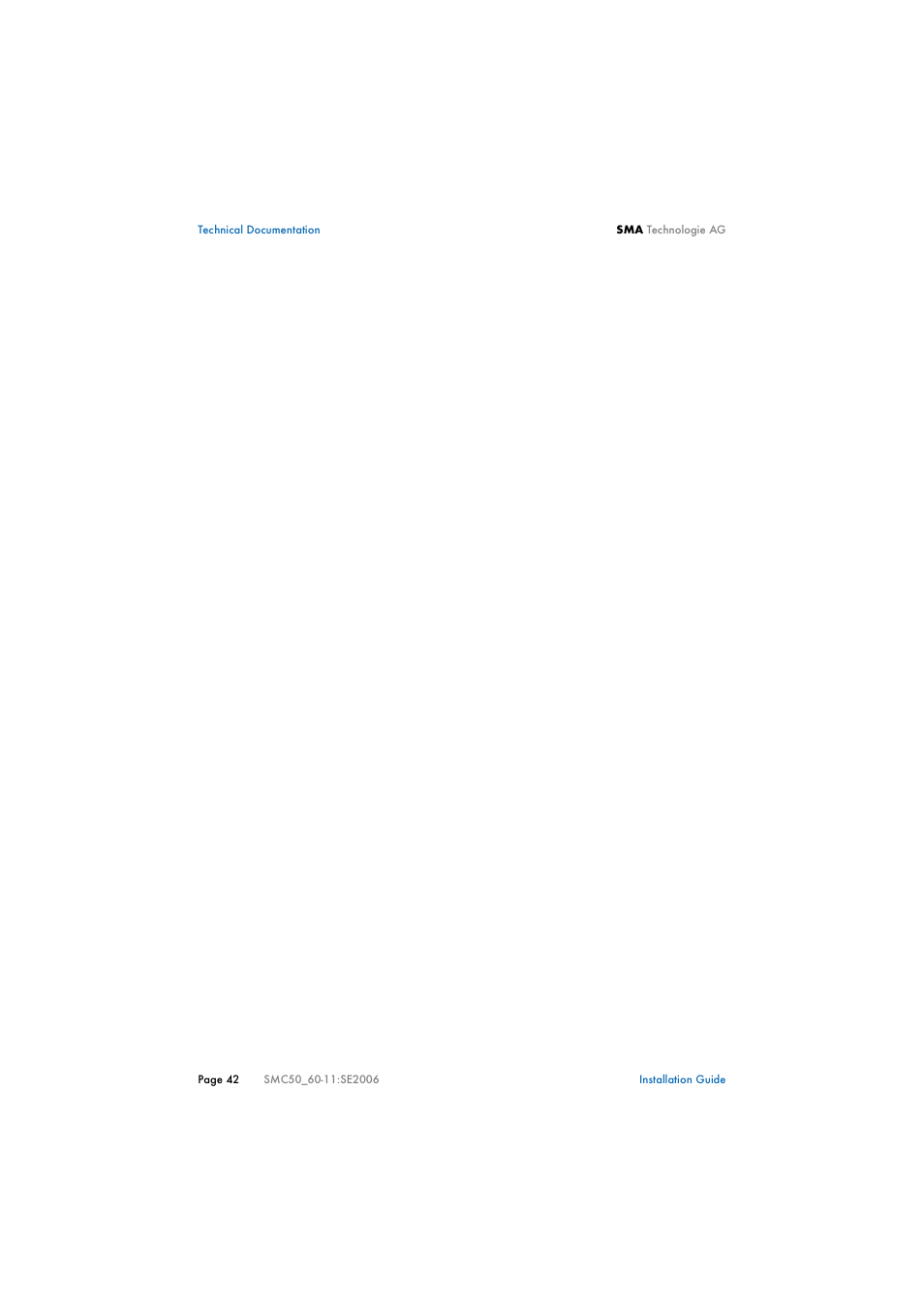 SMA SMC 5000 Installation User Manual | Page 42 / 58
